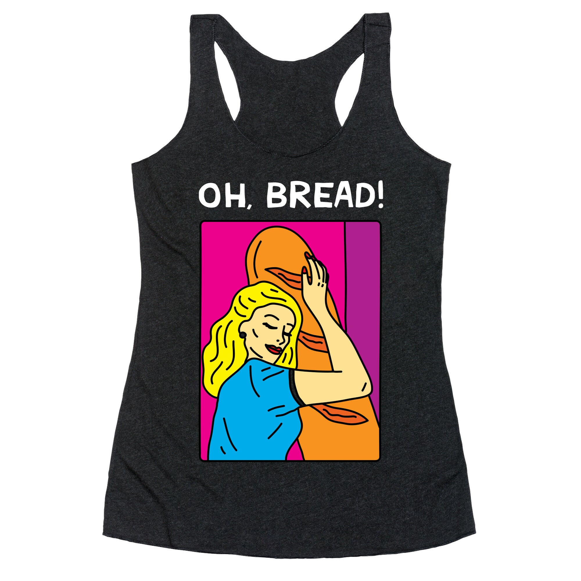 A Bread Love Story Comic  Racerback Tank