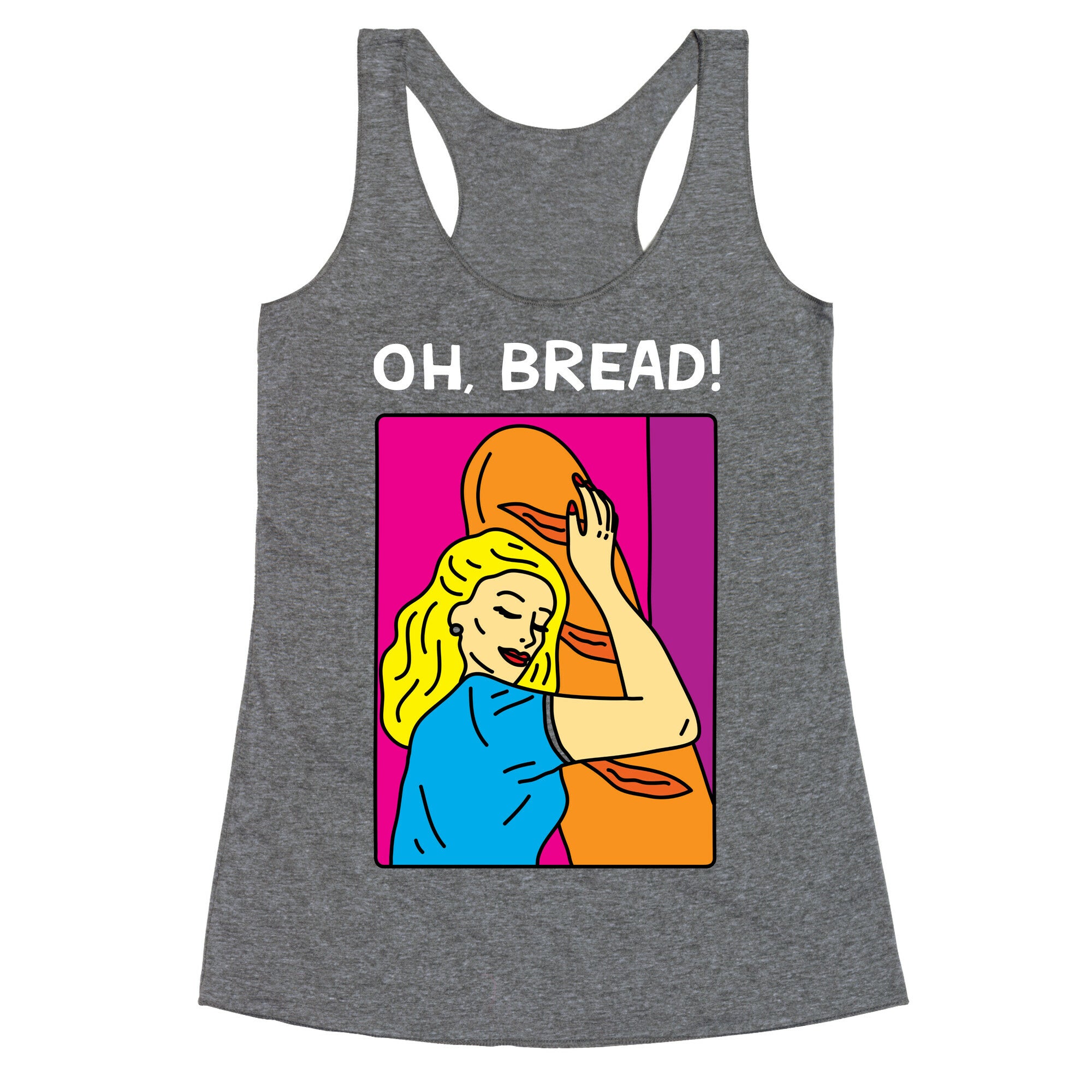 A Bread Love Story Comic  Racerback Tank