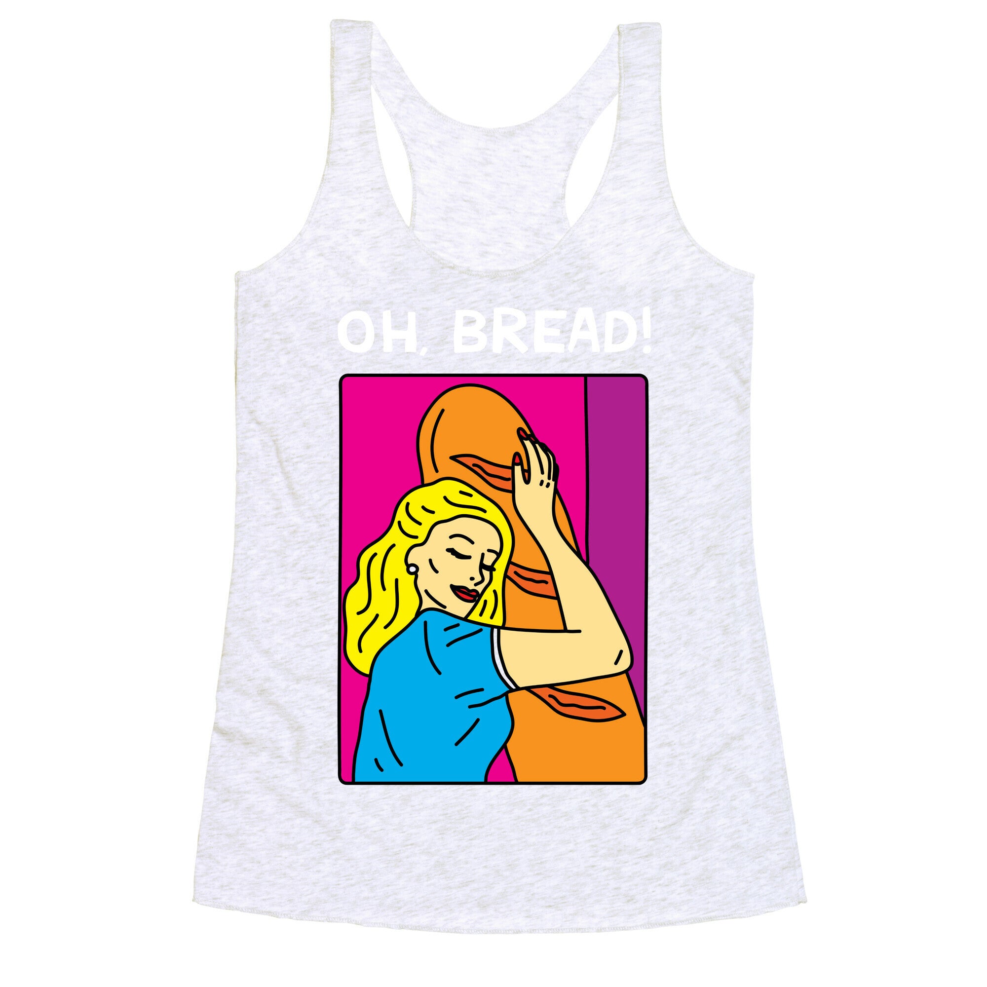 A Bread Love Story Comic  Racerback Tank