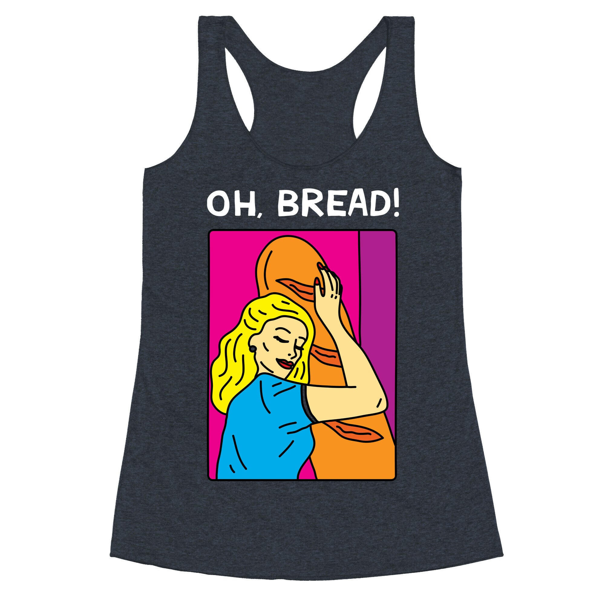 A Bread Love Story Comic  Racerback Tank
