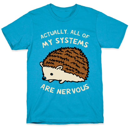 Actually, All Of My Systems Are Nervous Unisex Triblend Tee