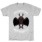 Antisocial Butterfly Mothman T-Shirt