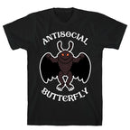 Antisocial Butterfly Mothman T-Shirt