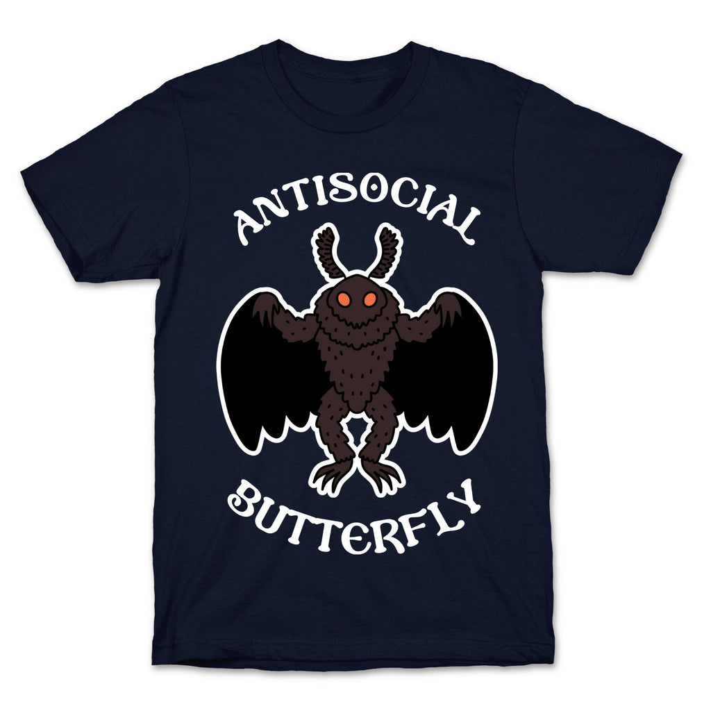 Antisocial Butterfly Mothman T-Shirt