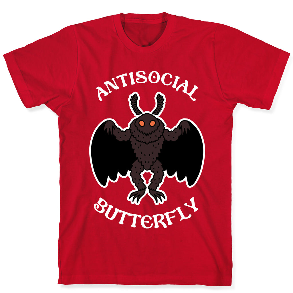 Antisocial Butterfly Mothman T-Shirt