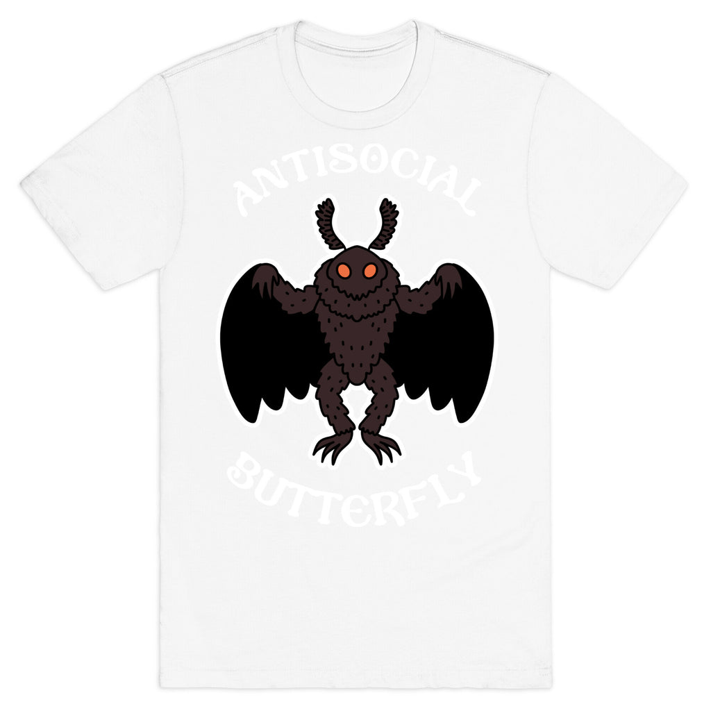 Antisocial Butterfly Mothman T-Shirt