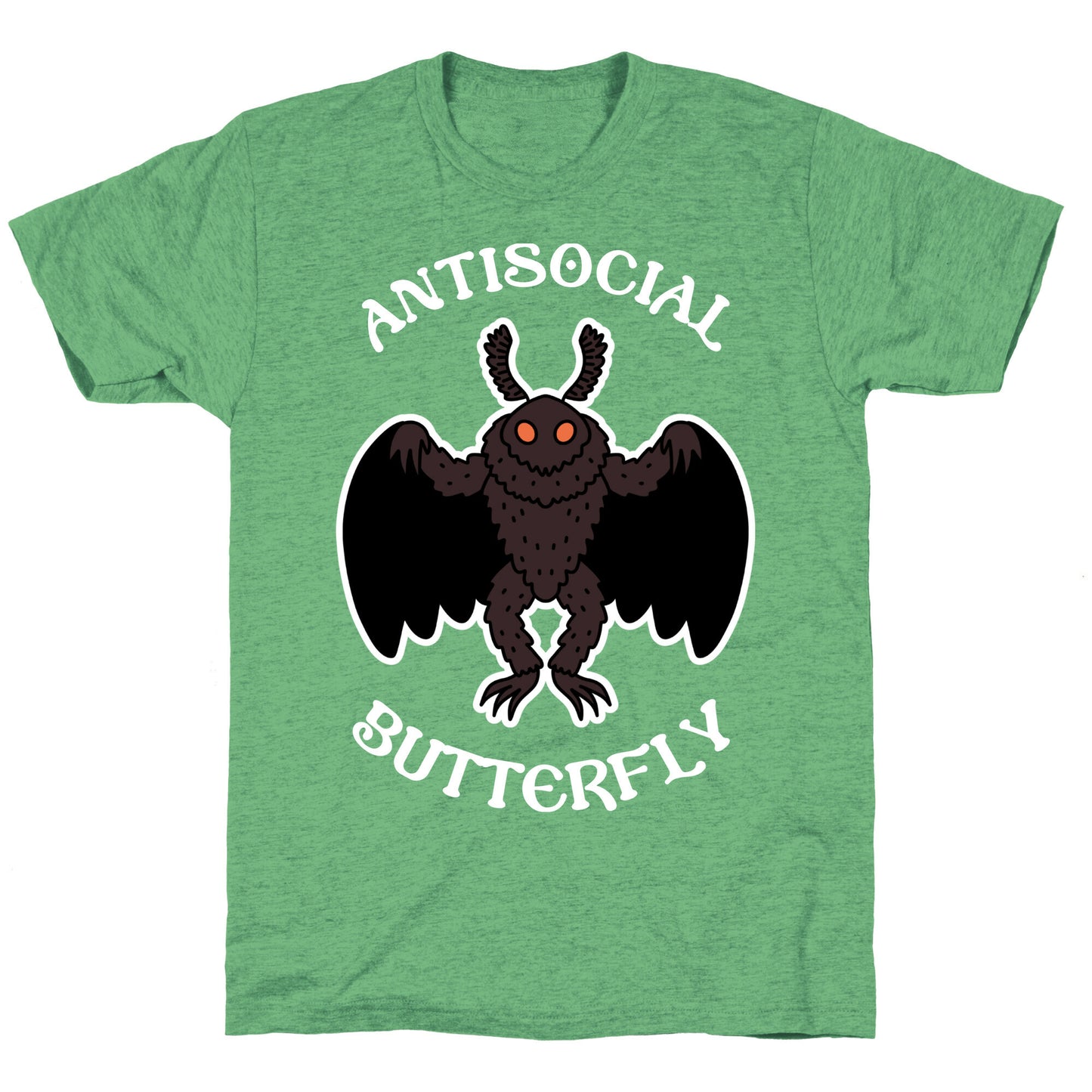 Antisocial Butterfly Mothman Unisex Triblend Tee