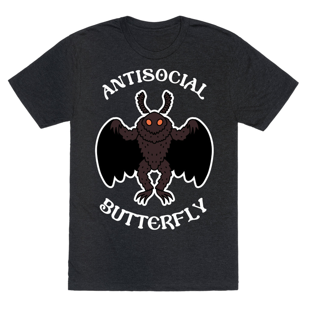 Antisocial Butterfly Mothman Unisex Triblend Tee