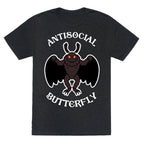 Antisocial Butterfly Mothman Unisex Triblend Tee
