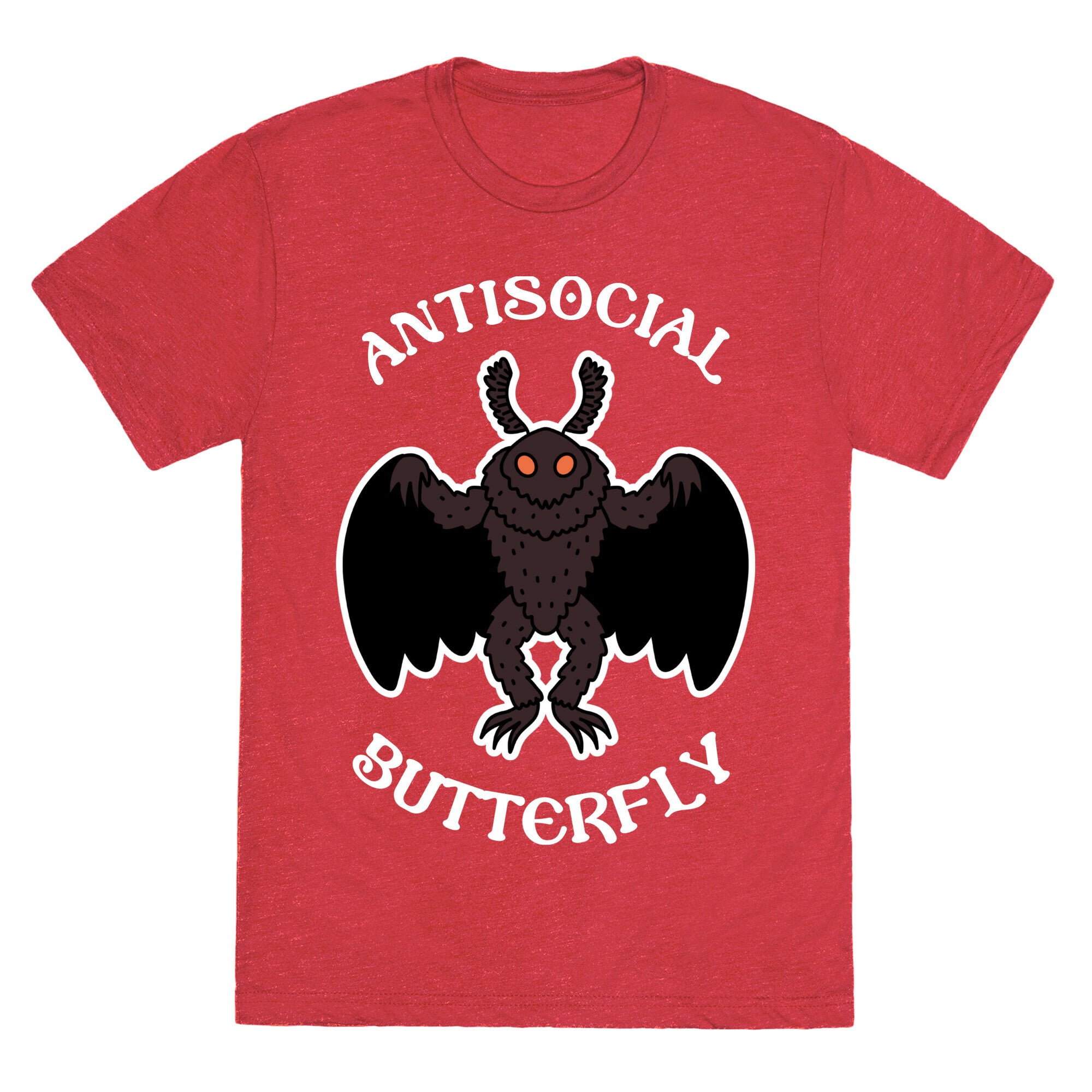 Antisocial Butterfly Mothman Unisex Triblend Tee