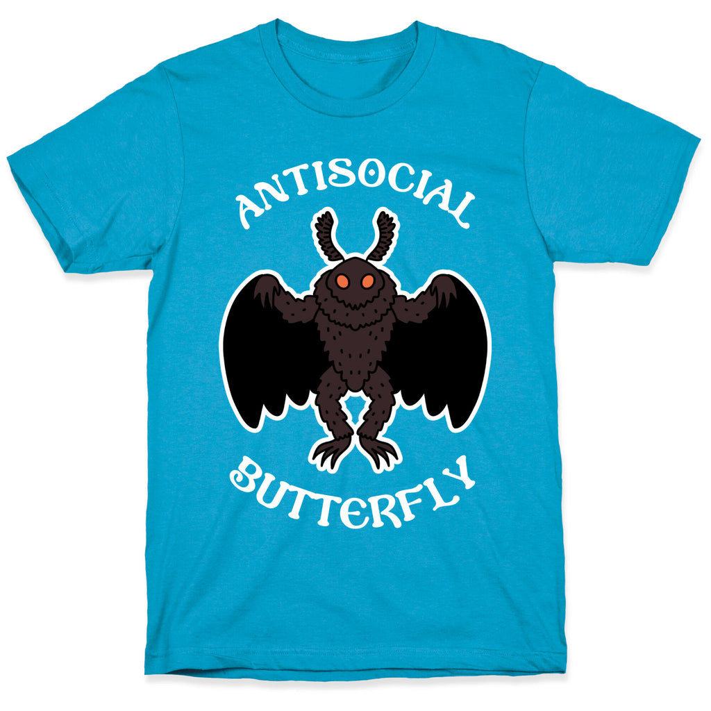 Antisocial Butterfly Mothman Unisex Triblend Tee
