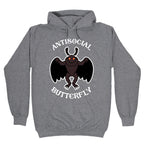Antisocial Butterfly Mothman Hoodie