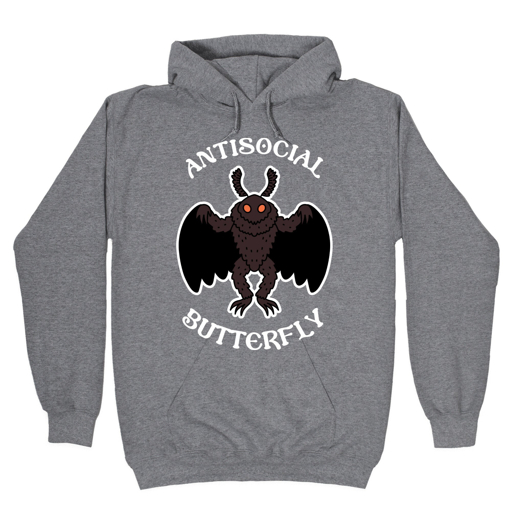 Antisocial Butterfly Mothman Hoodie