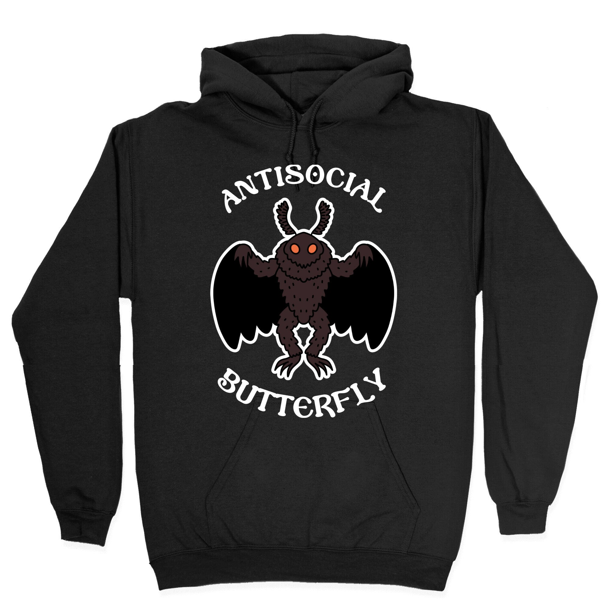 Antisocial Butterfly Mothman Hoodie