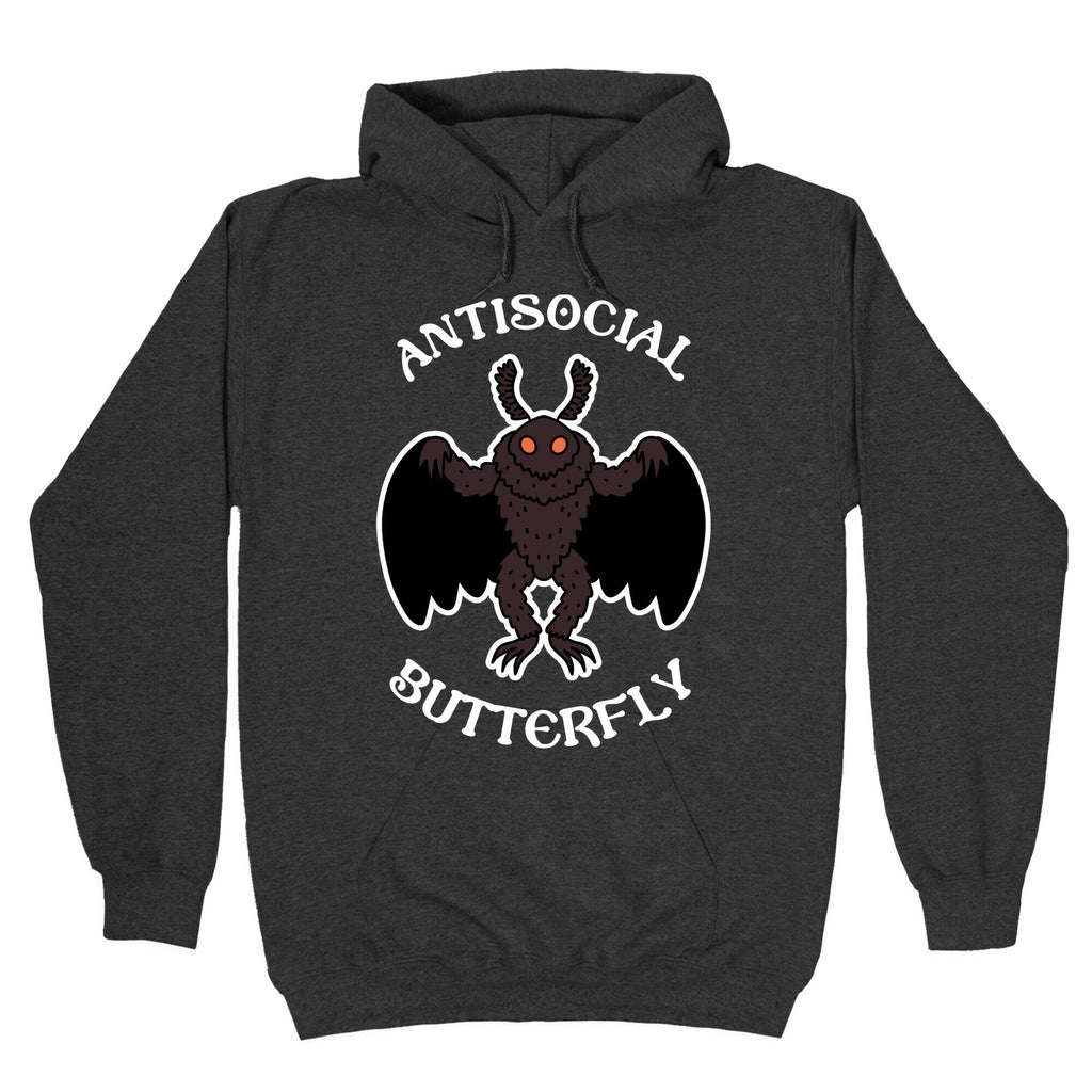 Antisocial Butterfly Mothman Hoodie