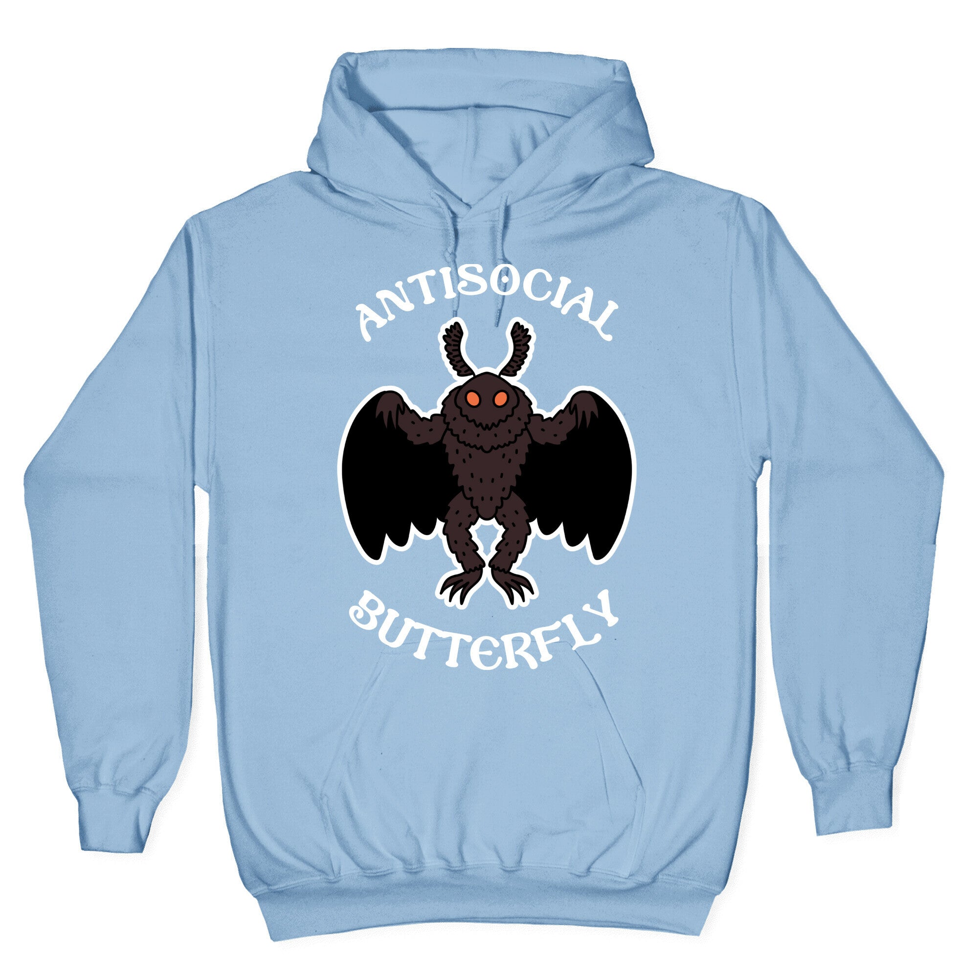 Antisocial Butterfly Mothman Hoodie