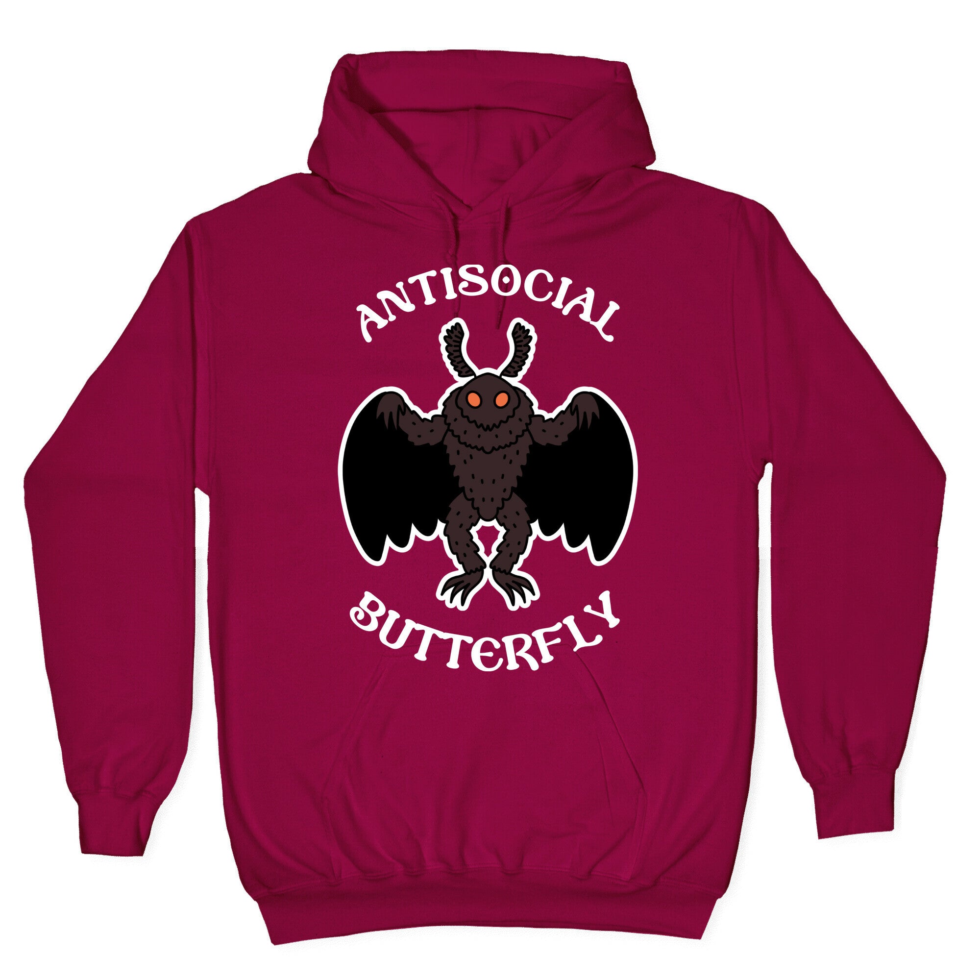 Antisocial Butterfly Mothman Hoodie