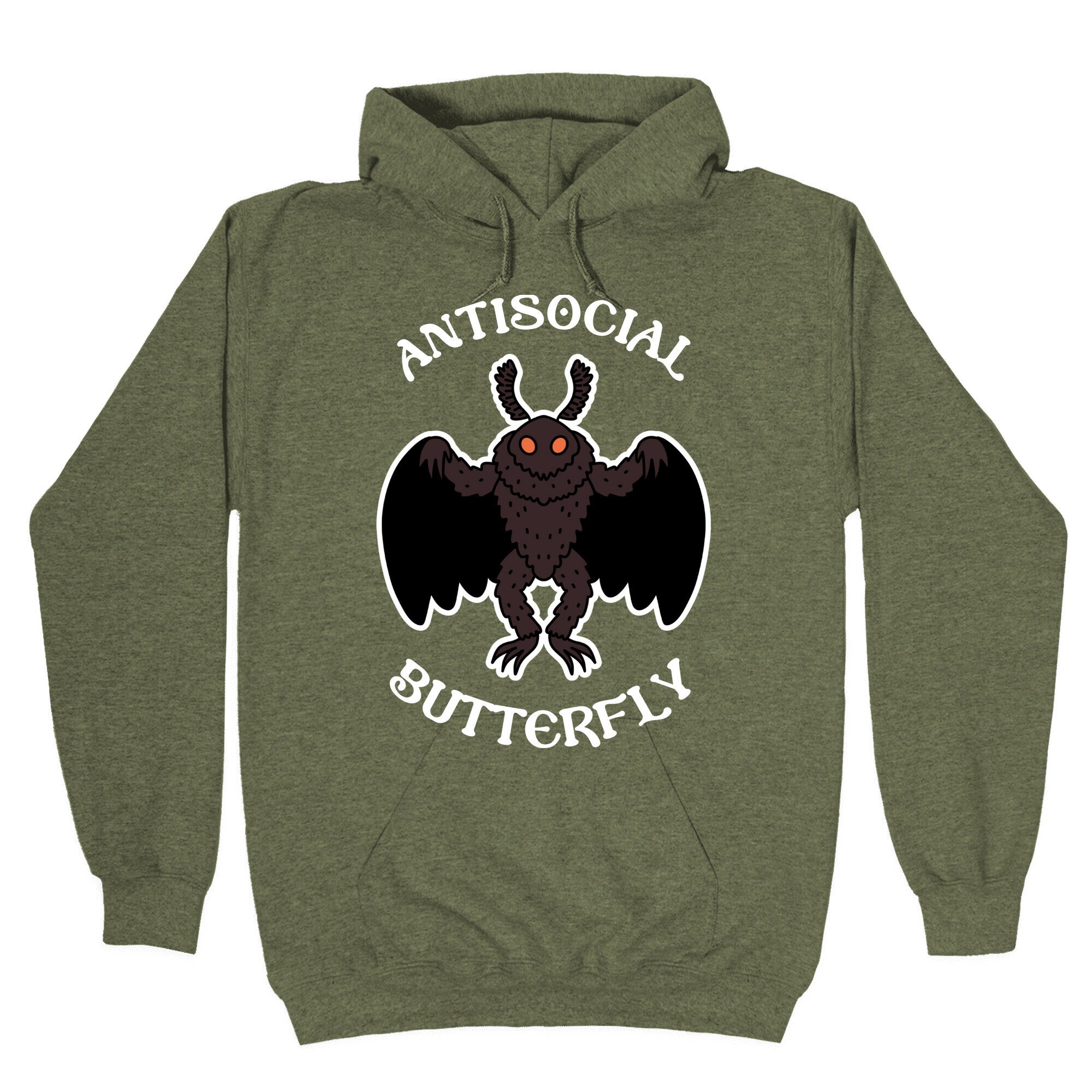 Antisocial Butterfly Mothman Hoodie