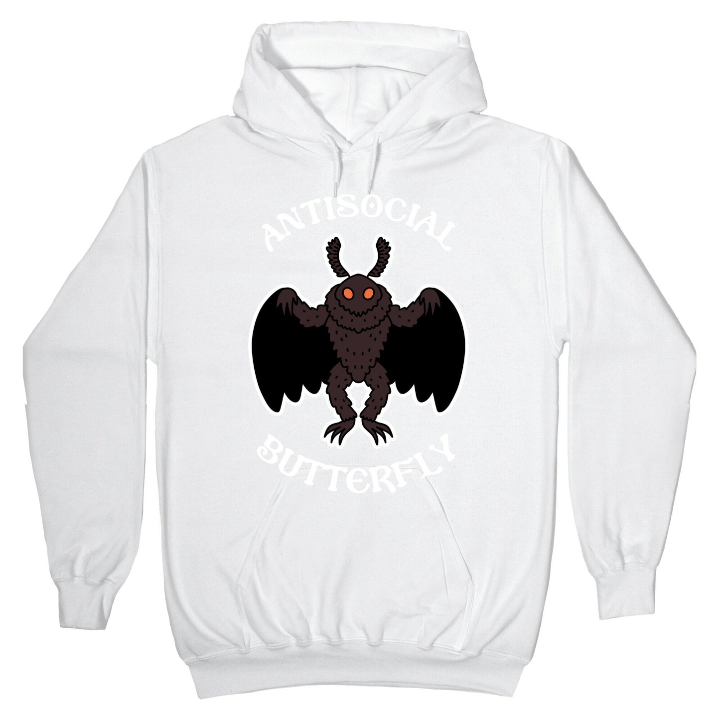 Antisocial Butterfly Mothman Hoodie