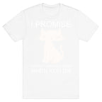 I Promise To Eat Your Face First Kitty T-Shirt