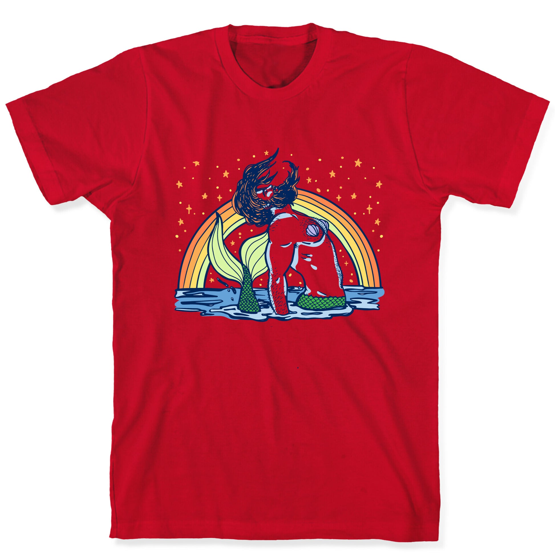 Rainbows And Mermen T-Shirt
