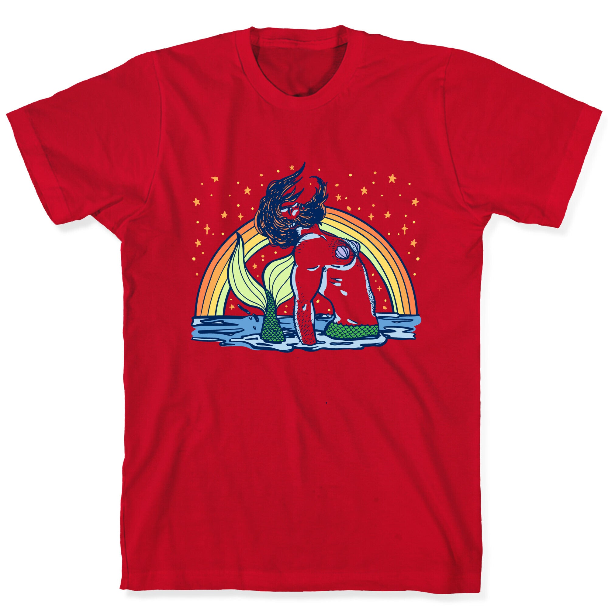 Rainbows And Mermen T-Shirt