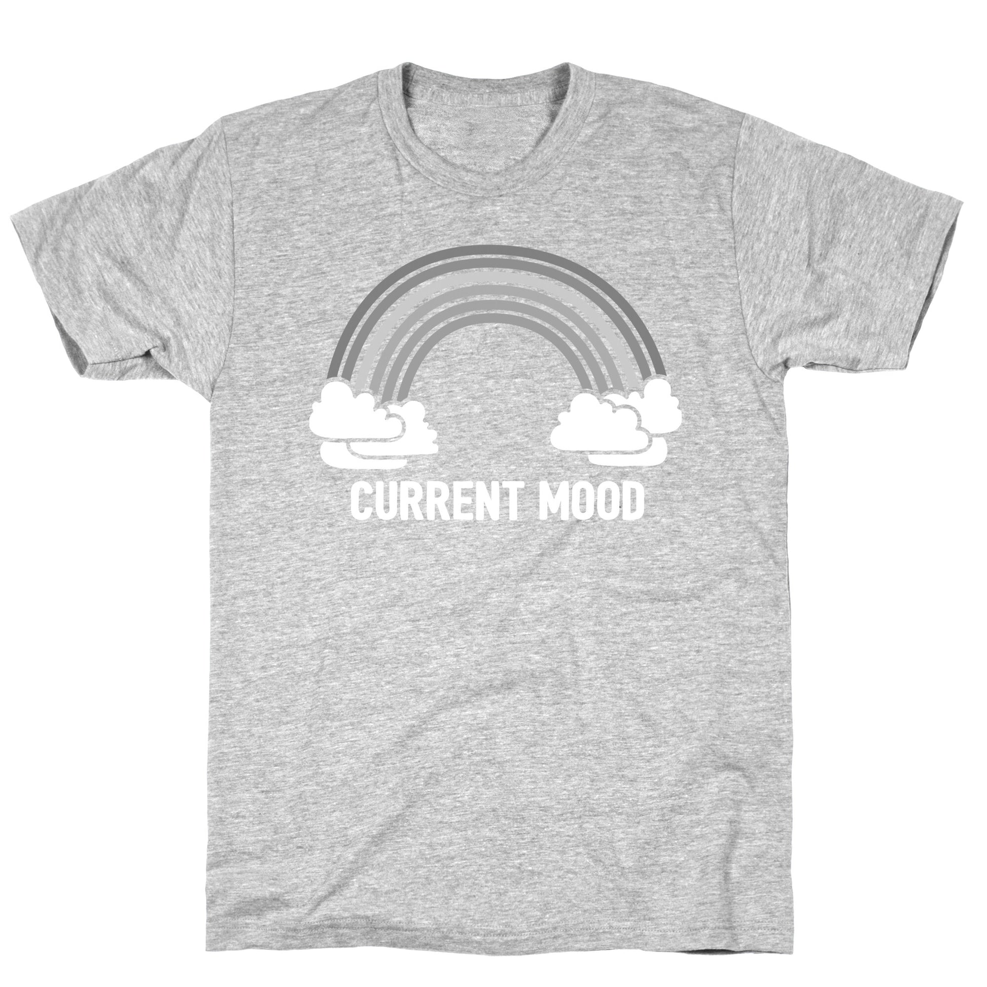 Current Mood Gray Rainbow T-Shirt