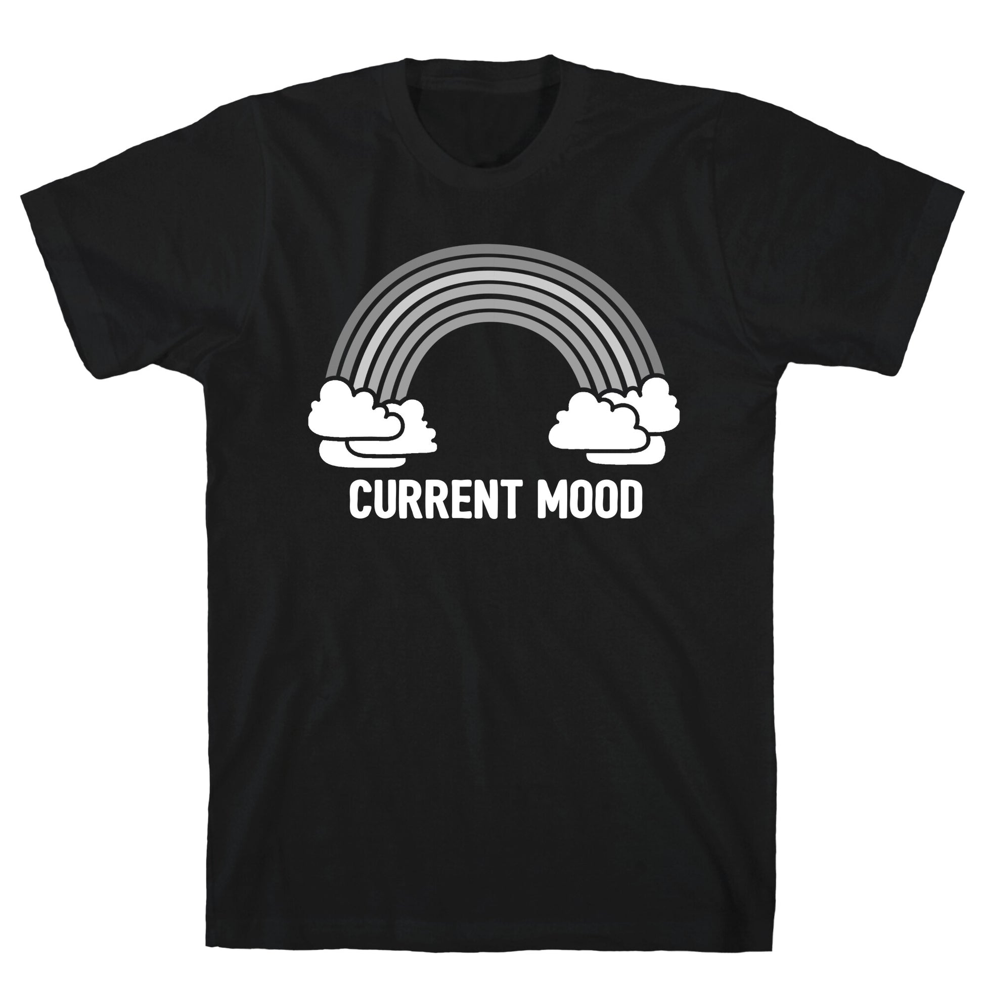 Current Mood Gray Rainbow T-Shirt