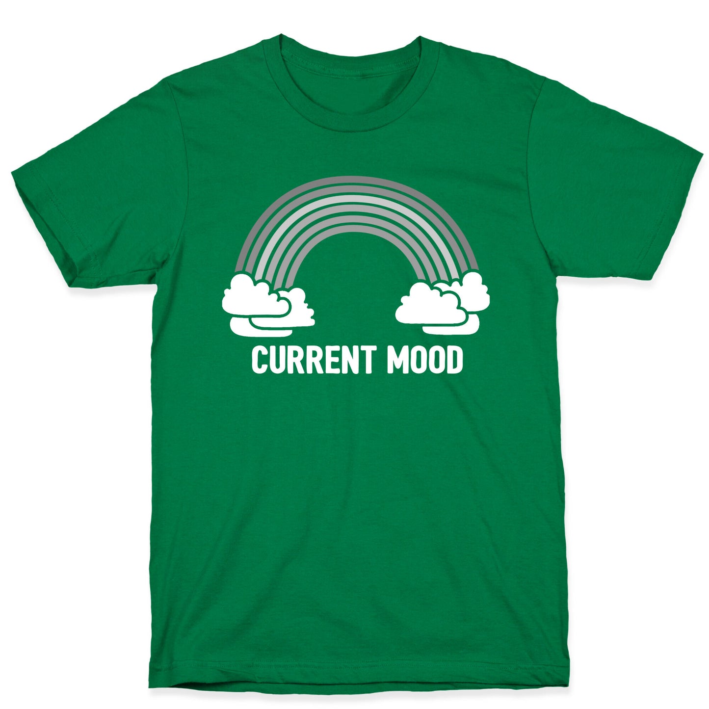 Current Mood Gray Rainbow T-Shirt