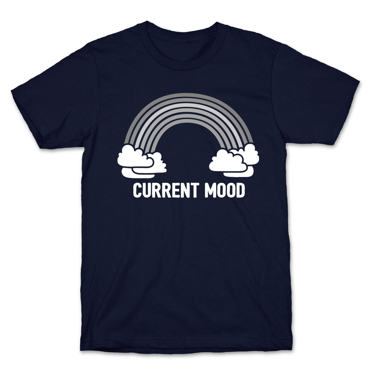 Current Mood Gray Rainbow T-Shirt