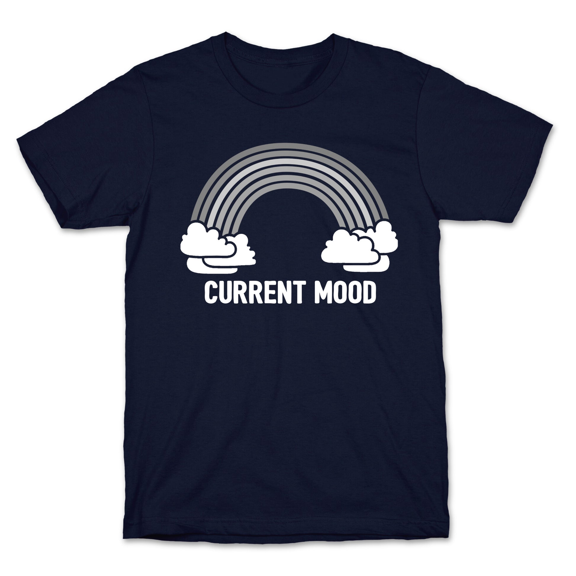 Current Mood Gray Rainbow T-Shirt