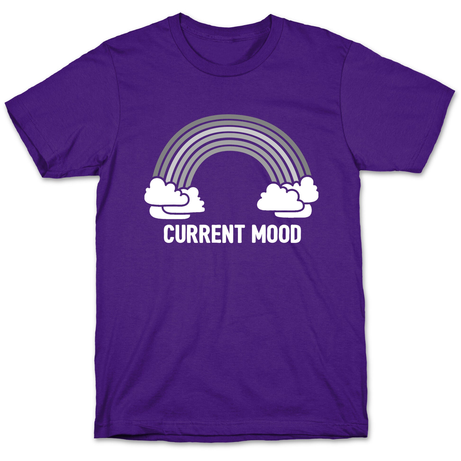 Current Mood Gray Rainbow T-Shirt
