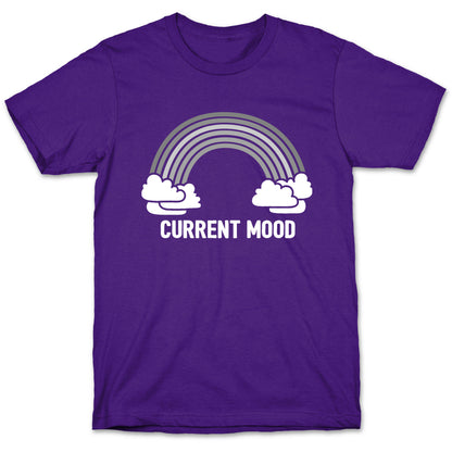 Current Mood Gray Rainbow T-Shirt