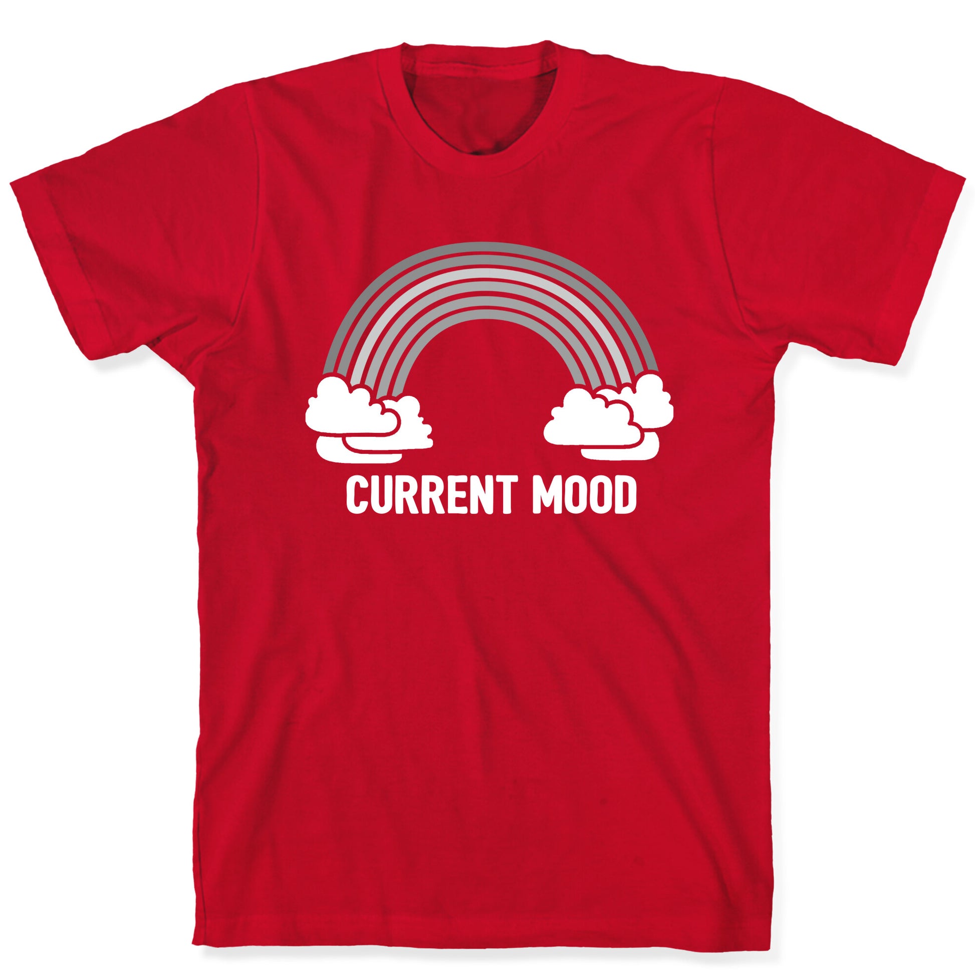 Current Mood Gray Rainbow T-Shirt
