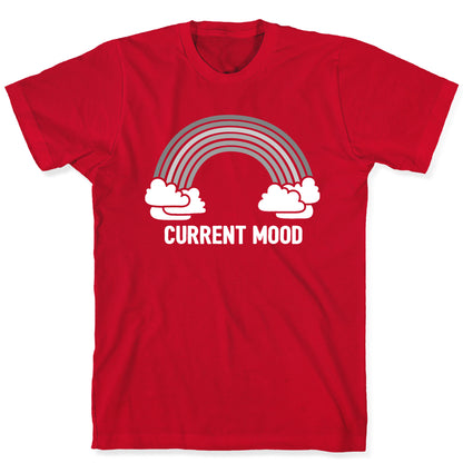 Current Mood Gray Rainbow T-Shirt