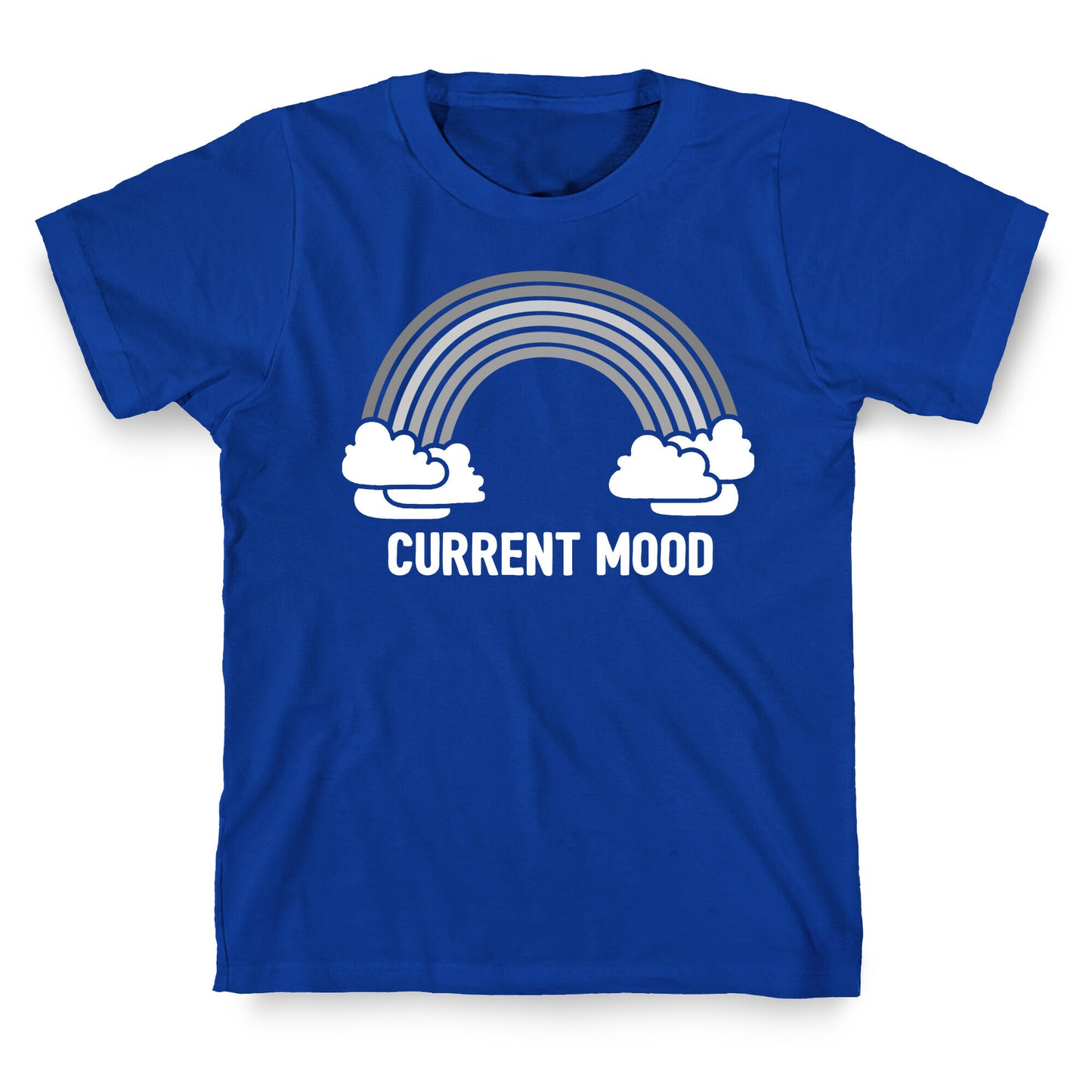 Current Mood Gray Rainbow T-Shirt