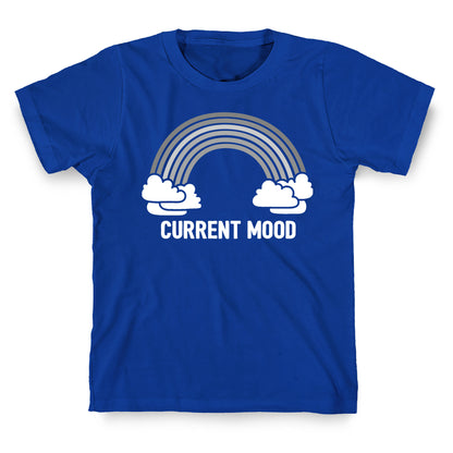 Current Mood Gray Rainbow T-Shirt