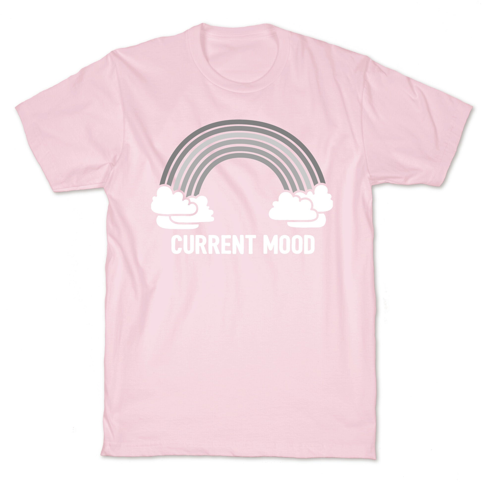 Current Mood Gray Rainbow T-Shirt