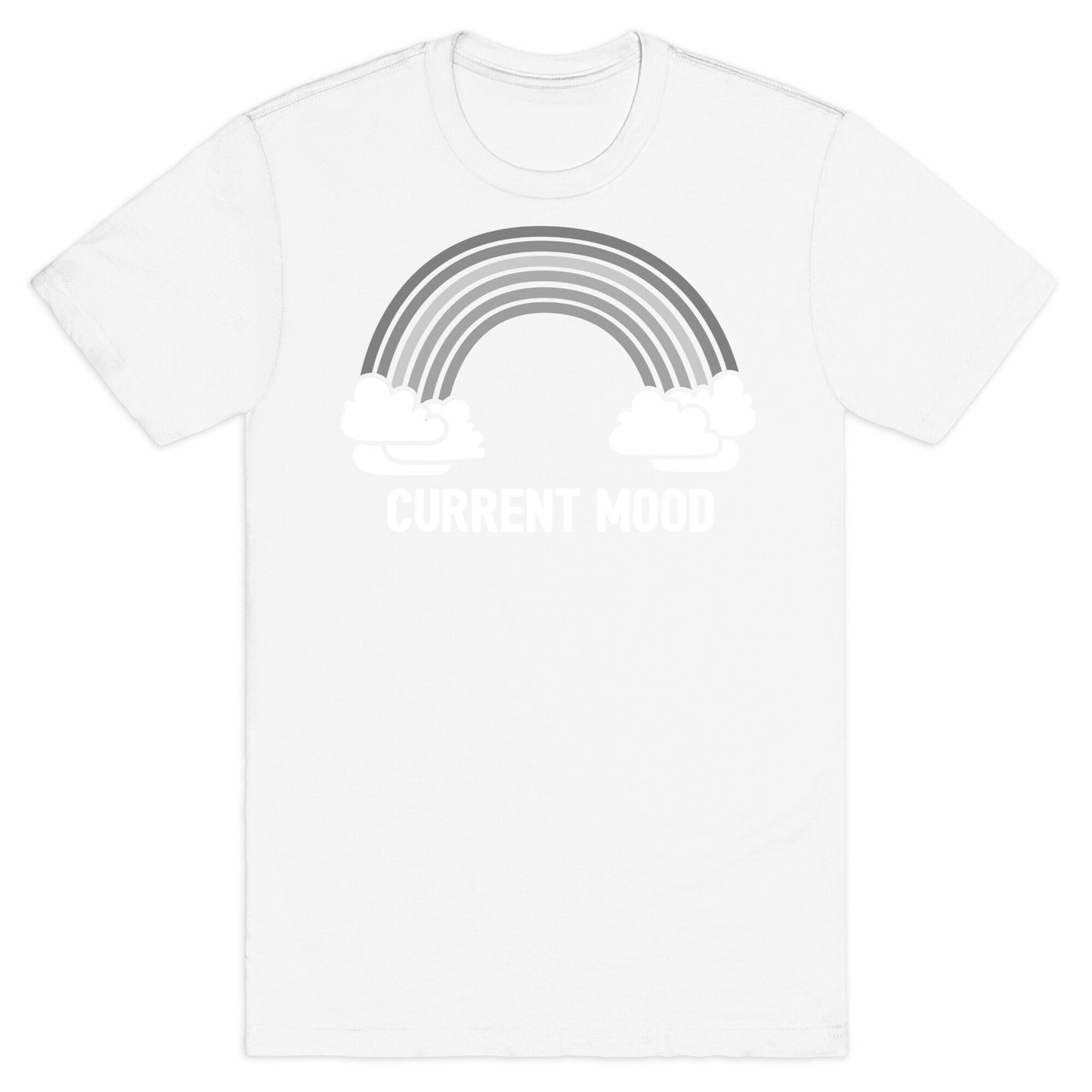 Current Mood Gray Rainbow T-Shirt