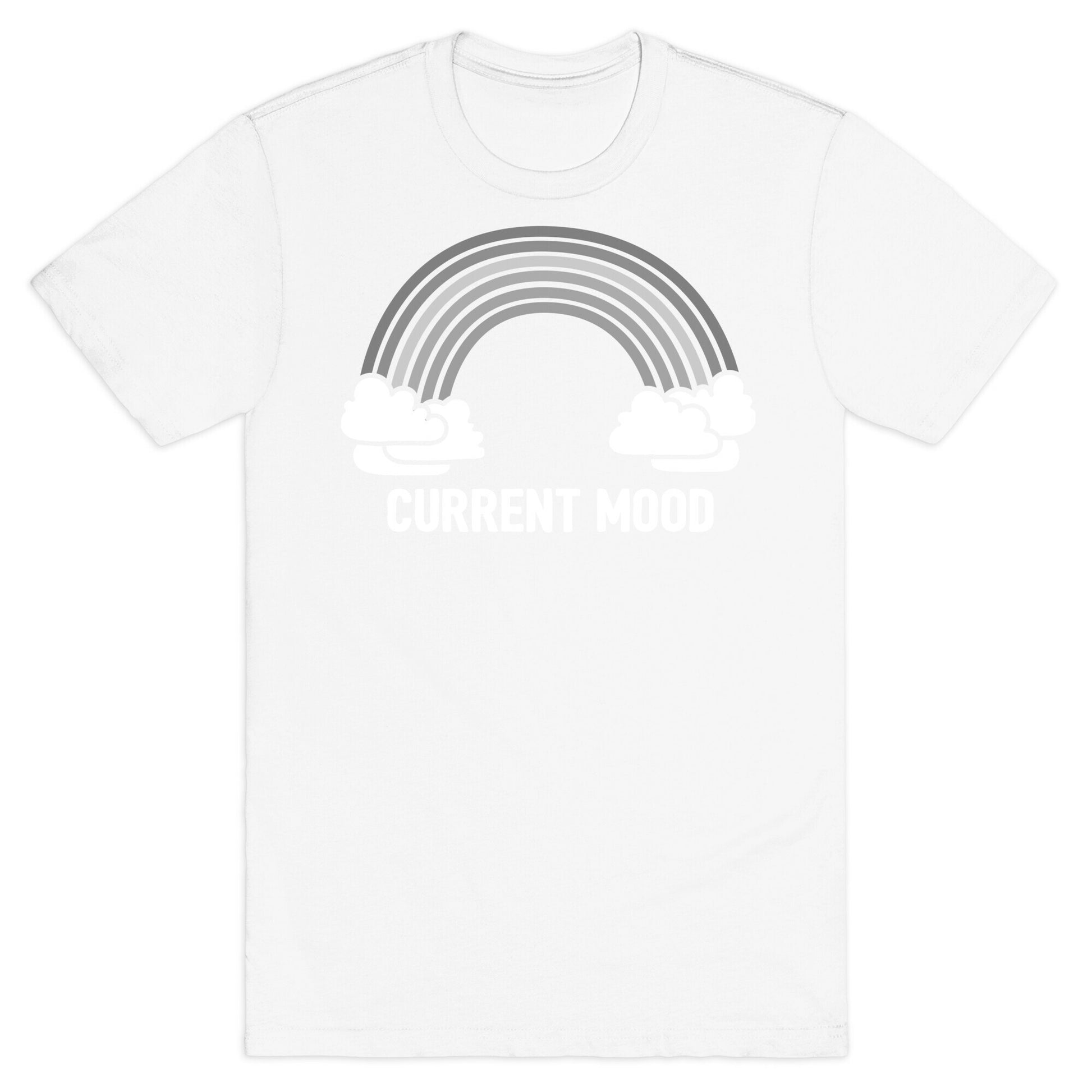 Current Mood Gray Rainbow T-Shirt