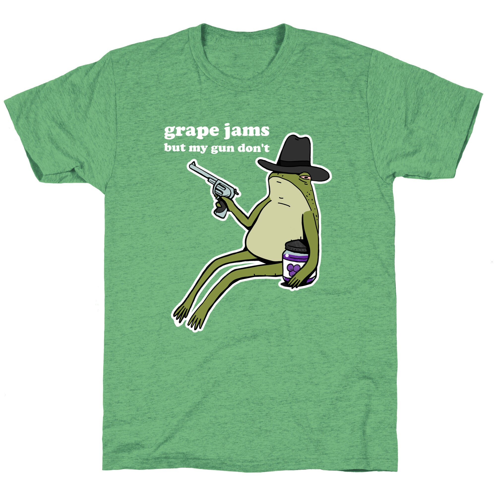 Grape Jams But My Gun Don't  Unisex Triblend Tee