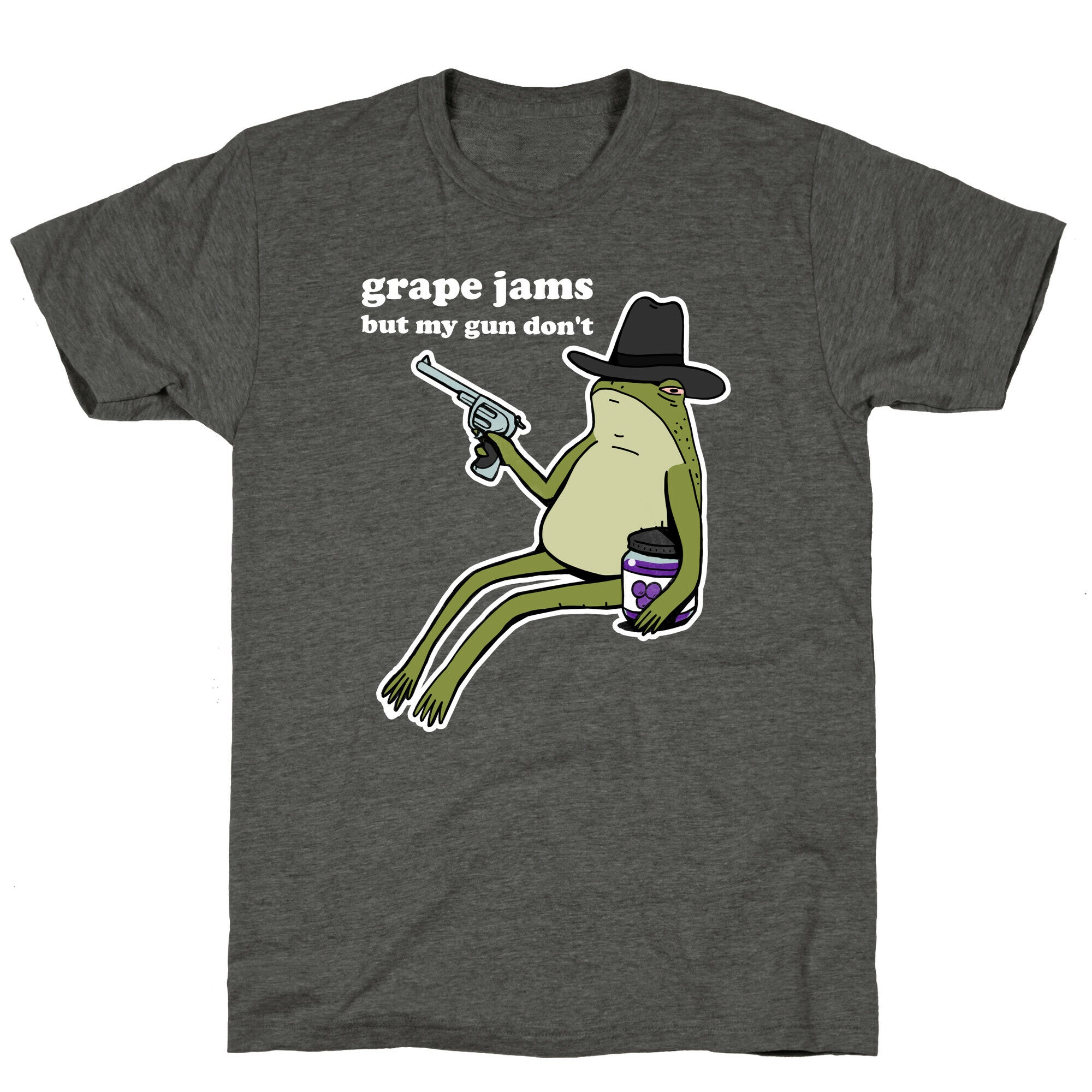 Grape Jams But My Gun Don't  Unisex Triblend Tee