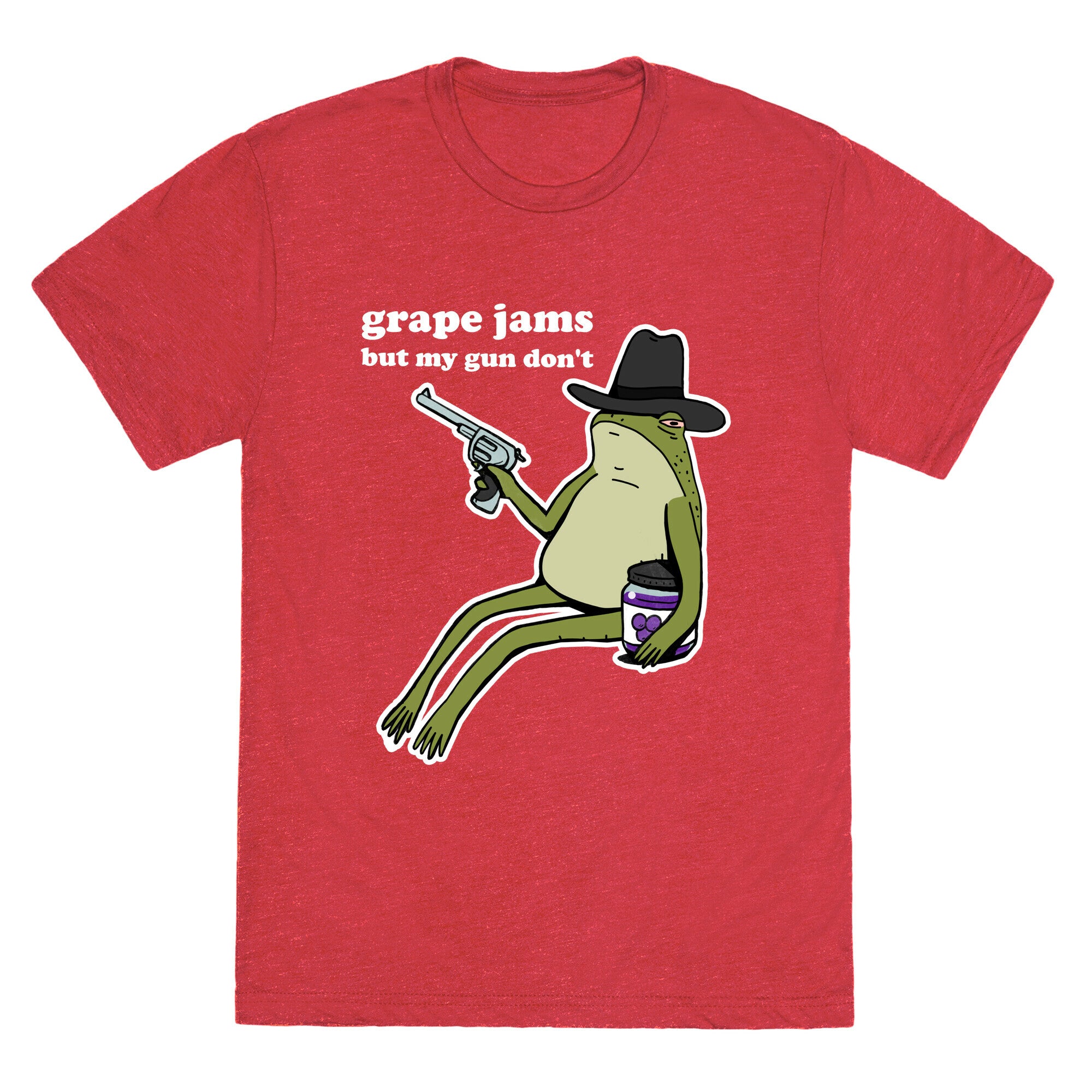 Grape Jams But My Gun Don't  Unisex Triblend Tee