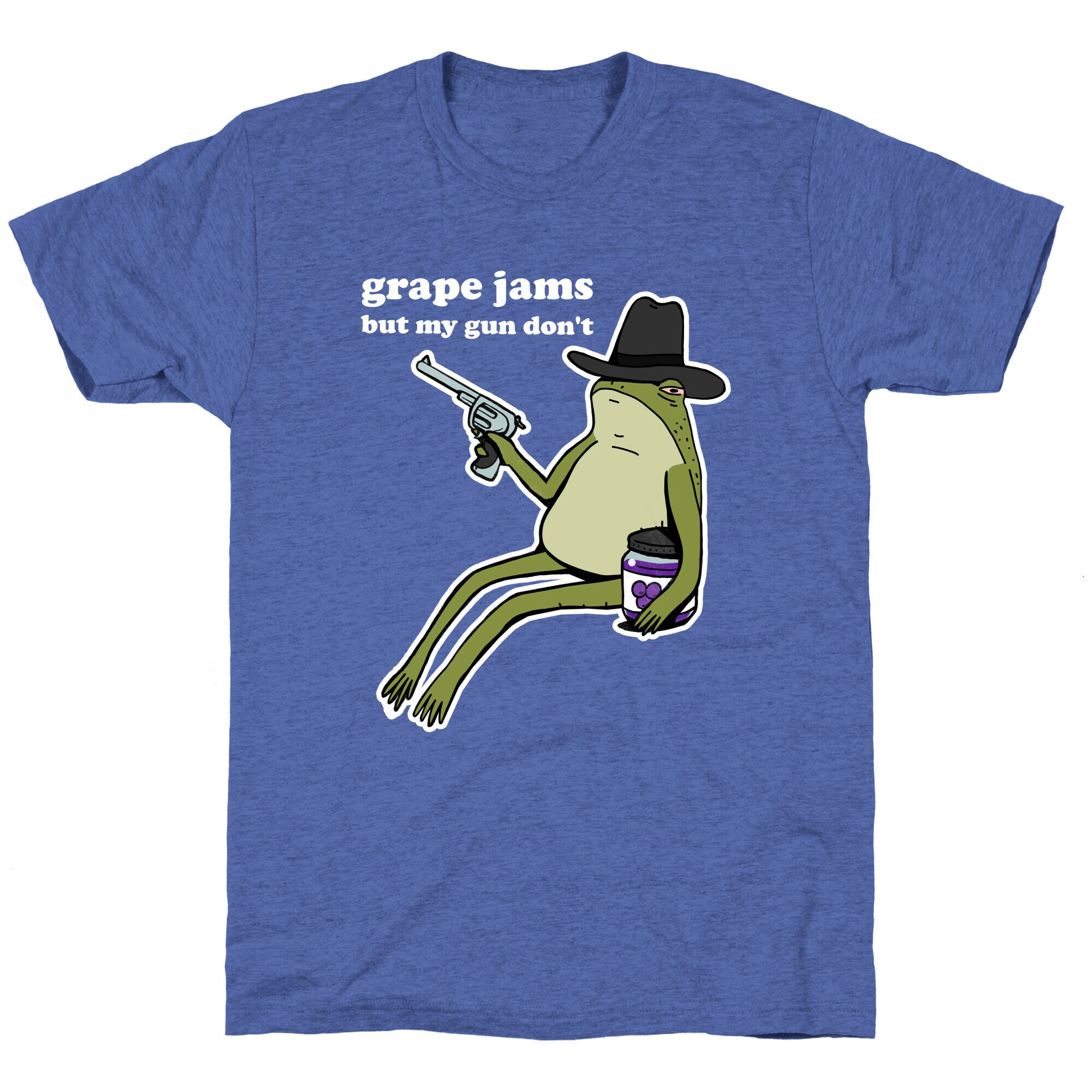 Grape Jams But My Gun Don't  Unisex Triblend Tee