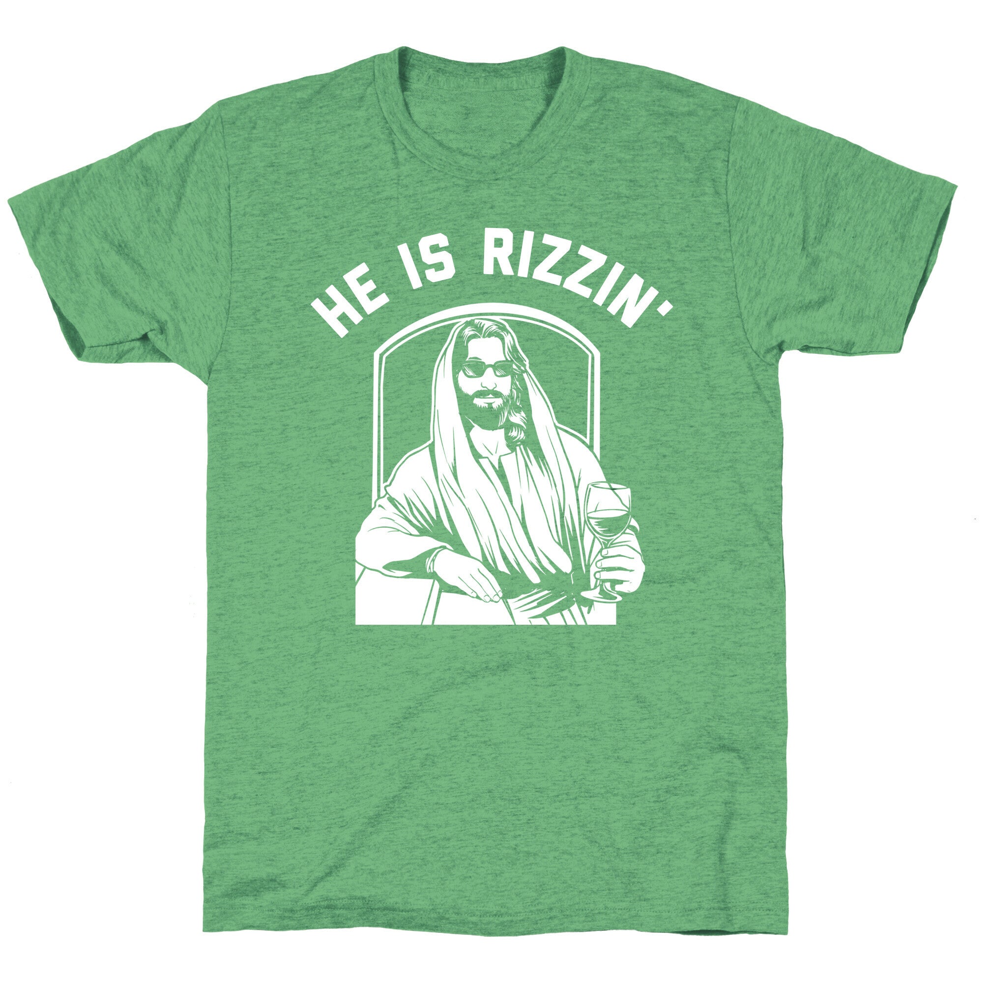 He Is Rizzin' Triblend Tee
