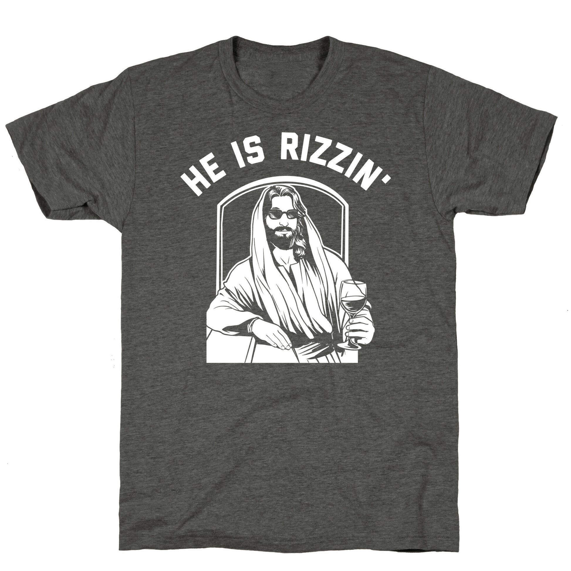 He Is Rizzin' Triblend Tee