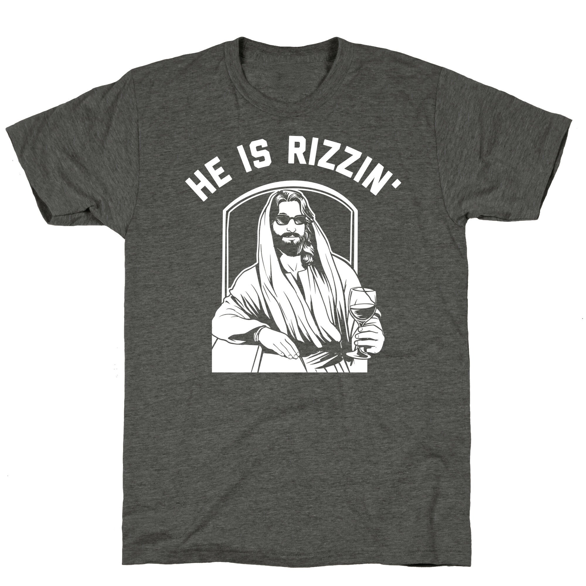He Is Rizzin' Triblend Tee