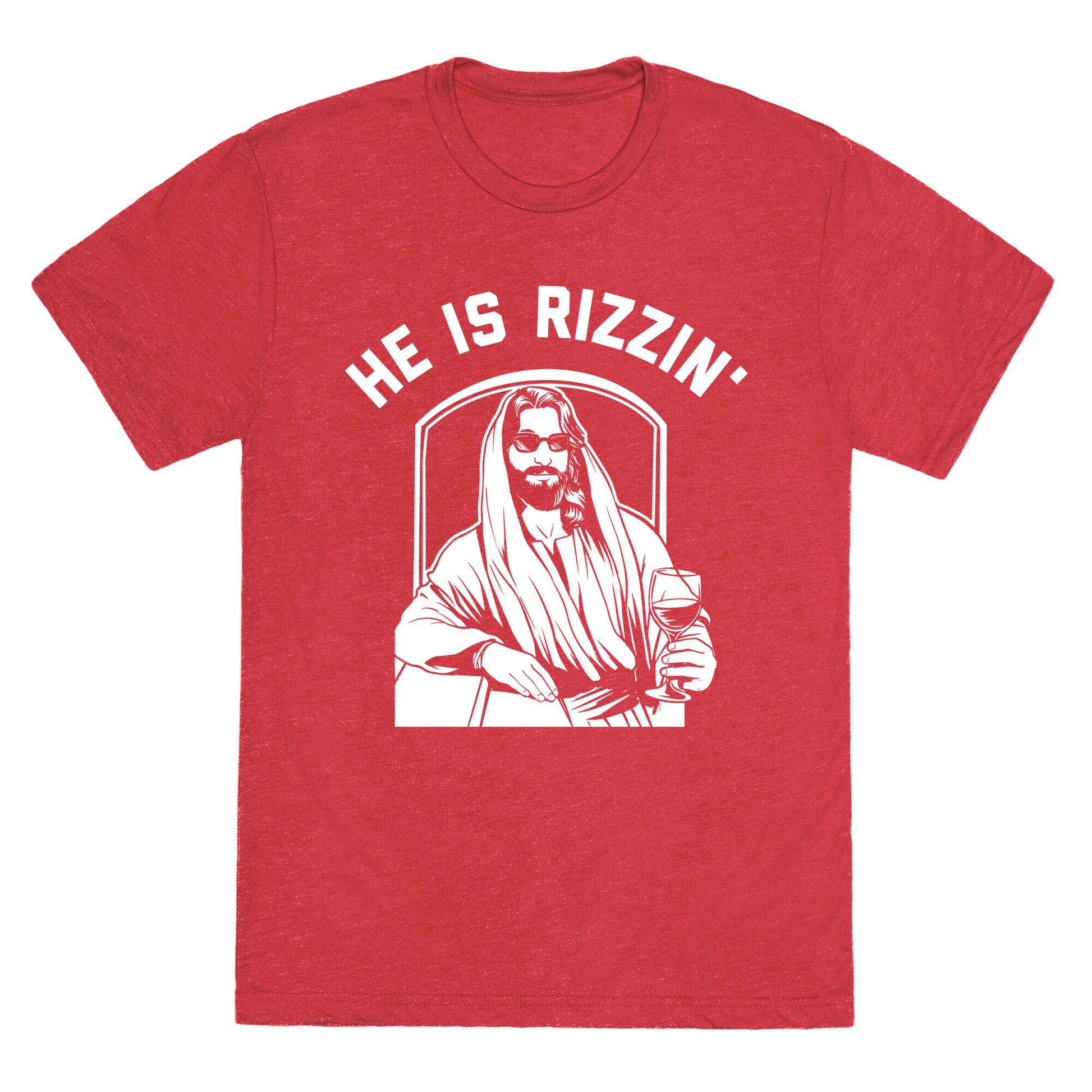 He Is Rizzin' Triblend Tee