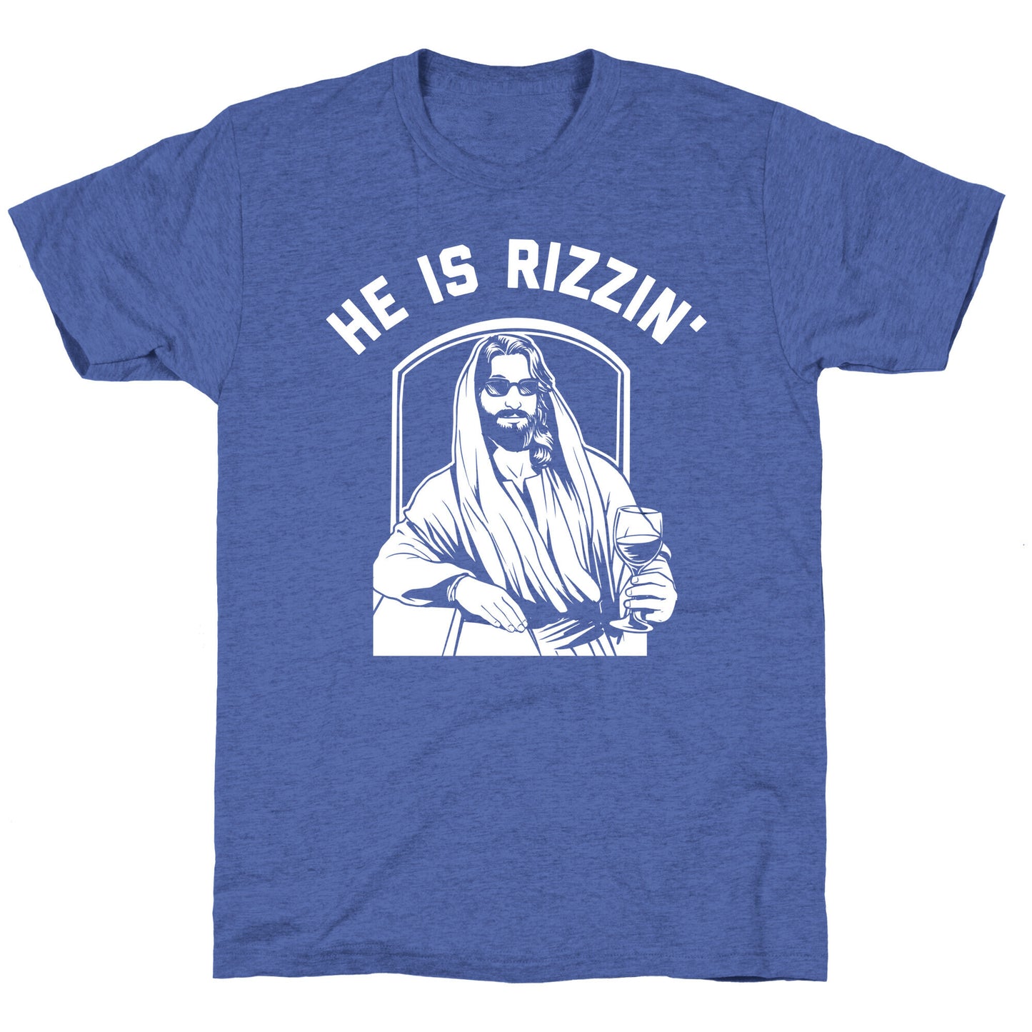 He Is Rizzin' Triblend Tee