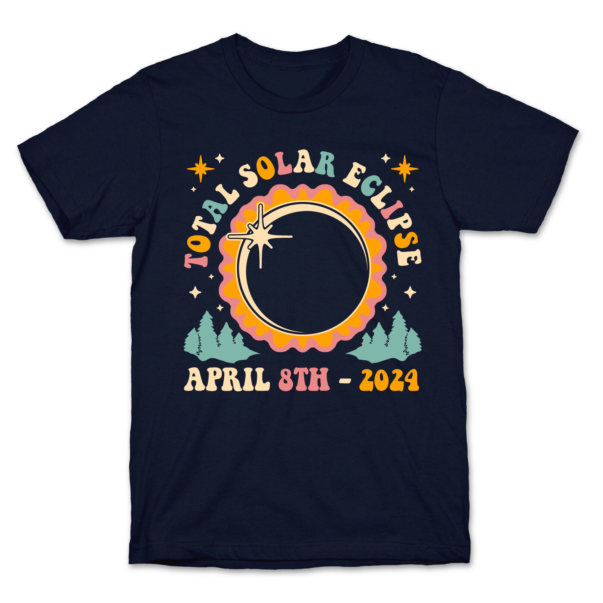 Retro Boho Total Solar Eclipse T-Shirt